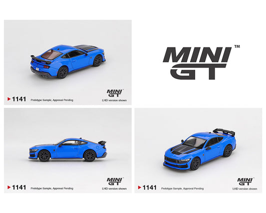Mini GT 1:64 Ford Mustang Dark Horse 2024 – Grabber Blue