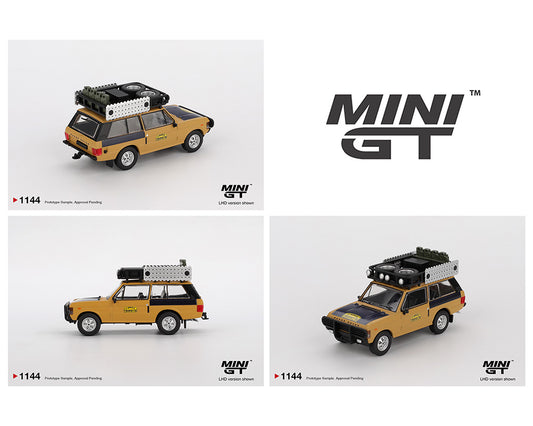 Mini GT 1:64 Range Rover 1981 Camel Trophy Sumatra C.Swoboda & K.Mentel Winner – Yellow