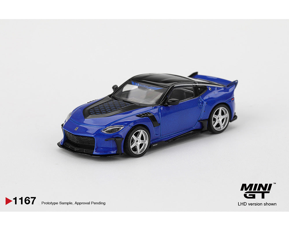 Mini GT 1:64 Nissan Z VeilSide FFZ400 – Seiran Blue – DiecastTalk
