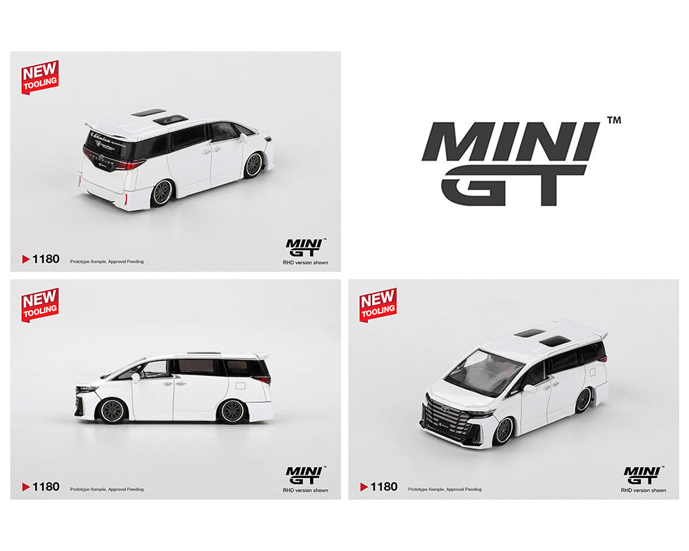 Mini GT 1:64 Toyota Veilfire 40 KUHL – White – NEW TOOLING!
