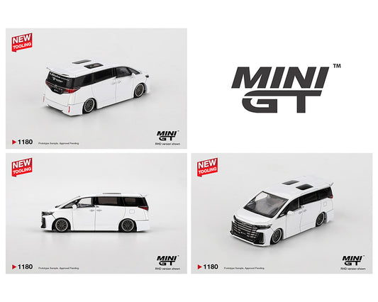 Mini GT 1:64 Toyota Veilfire 40 KUHL – White – NEW TOOLING!