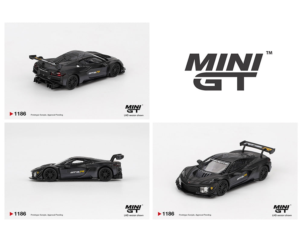 Mini GT 1:64 Chevrolet Corvette Z06 GT3.R Road America Test car – Black