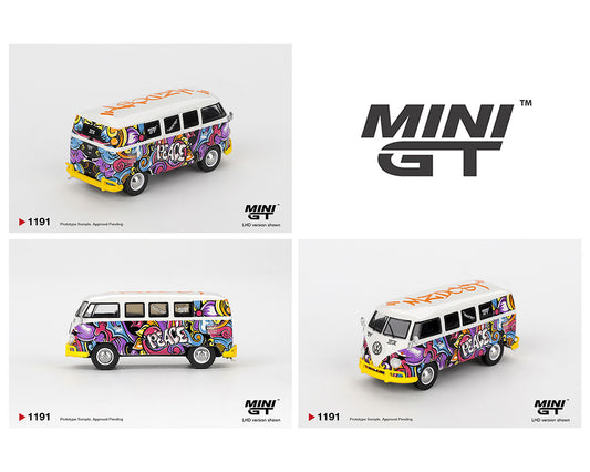 Mini GT 1:64 Volkswagen T1 Microbus Mizu Design – New Tooling!