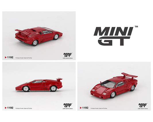 Mini GT 1:64 Lamborghini Countach 25th Anniversary – Red