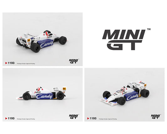 Mini GT 1:64 Toleman TG184 #20 Johnny Cecotto 1984 Monaco Grand Prix