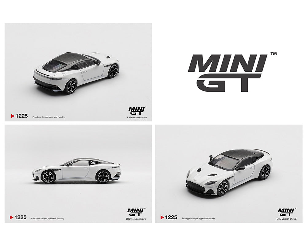 Mini GT 1:64 Aston Martin DBS Stratus – White