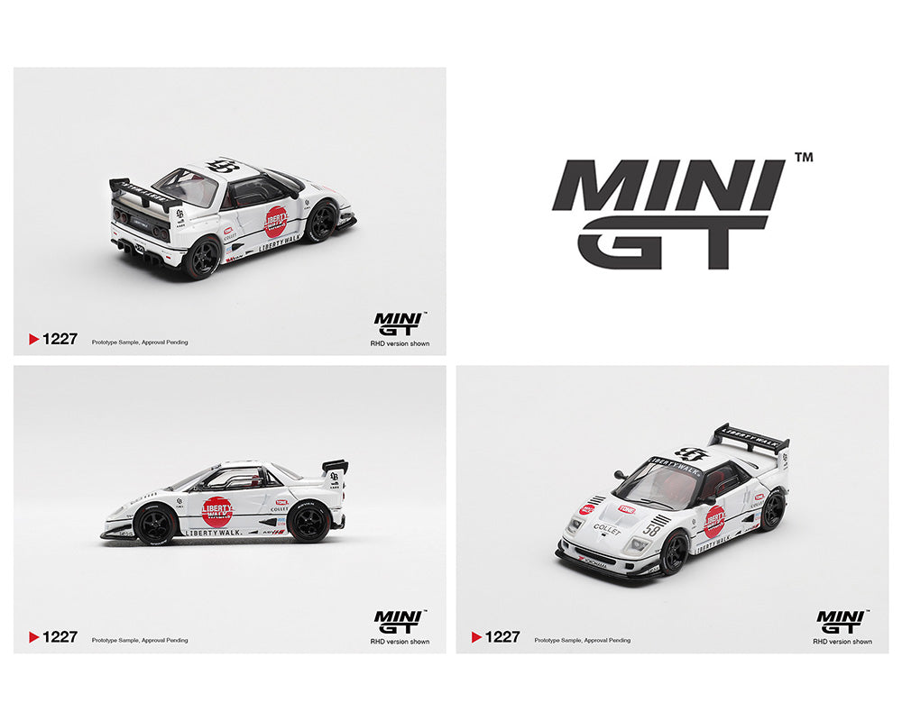 Mini GT 1:64 Mazda AZ-1 Liberty Walk LB40 LB-Hinomaru – White