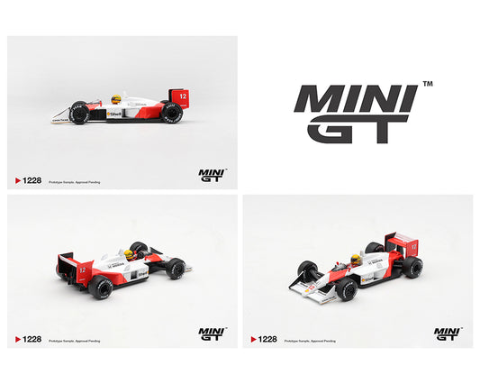 Mini GT 1:64 McLaren MP4/4 #12 Ayrton Senna 1988 Canadian Grand Prix Winner – Limited Edition