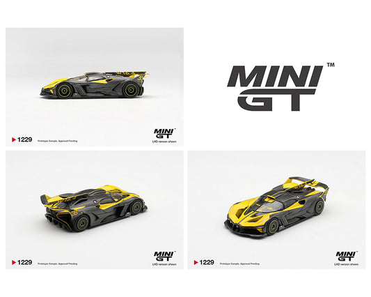 Mini GT 1:64 Bugatti Bolide – Yellow – Limited Edition
