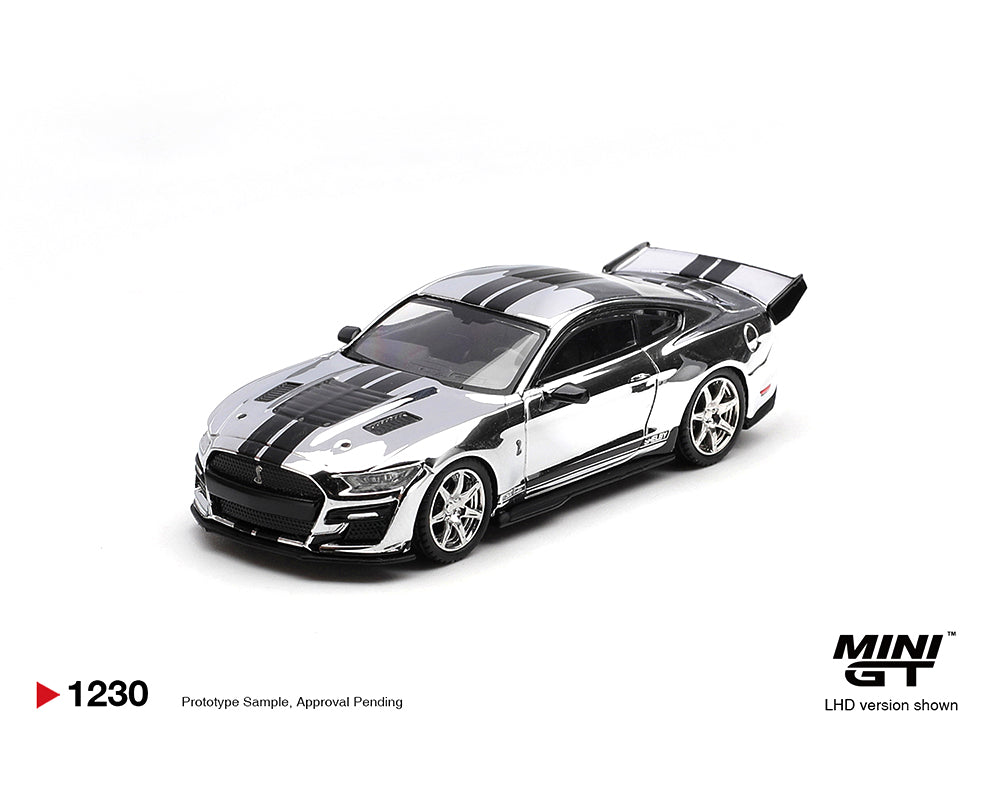 Mini GT 1:64 Shelby GT500 Dragon Snake Concept – Chrome Silver