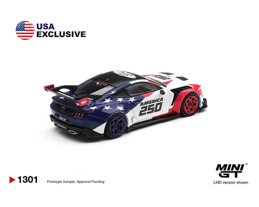 Mini GT 1:64 Ford Mustang GTD America 250 USA Exclusive LHD- Limited Edition – Mijo Exclusives.
