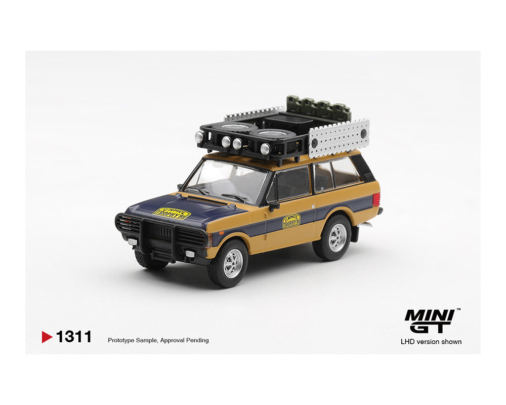 Mini GT 1:64 Range Rover 1981 Camel Trophy Sumatra N.Sudmann & F