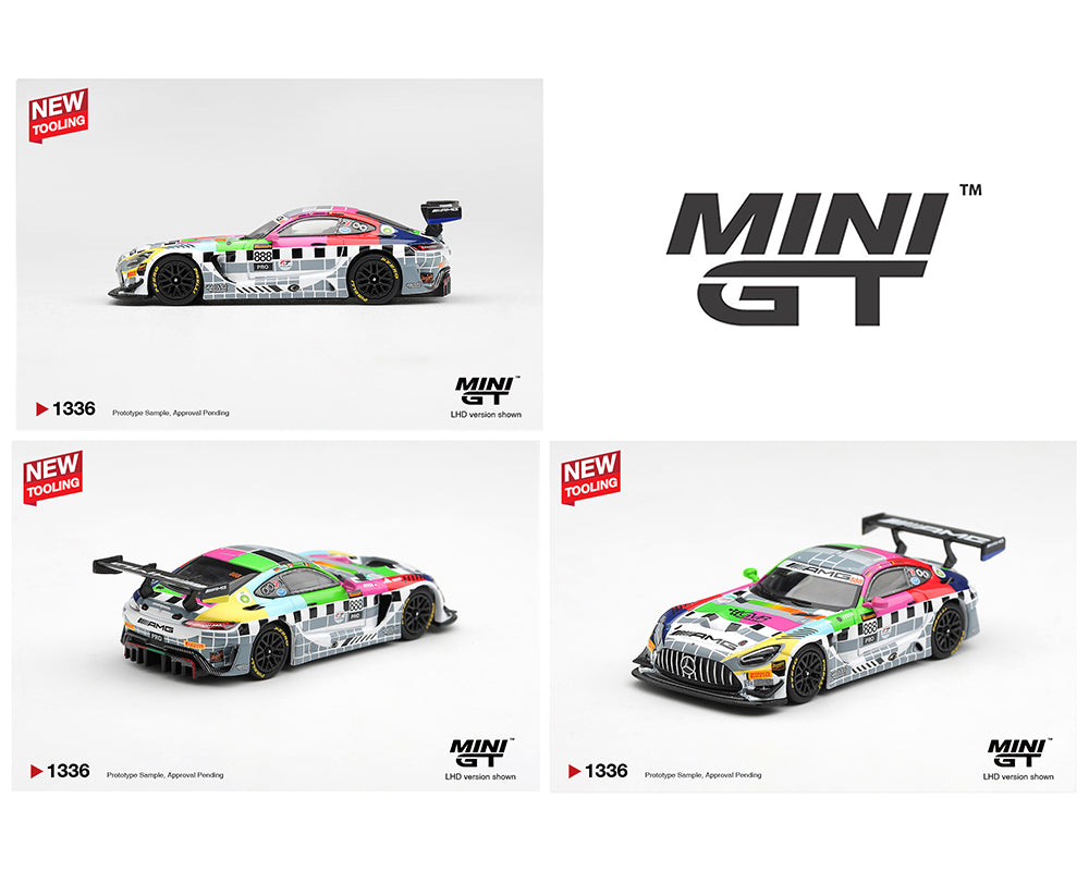 Mini GT 1:64 Mercedes-AMG GT3 #888 Mercedes-AMG Team GMR Meguiar´s Bathurst 12 Hour 2025 – Limited Edition