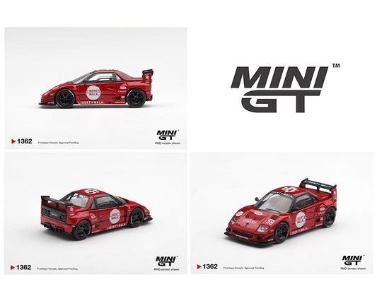 Mini GT 1:64 Mazda AZ-1 Liberty Walk LB40 LB-Hinomaru – Red – Limited Edition