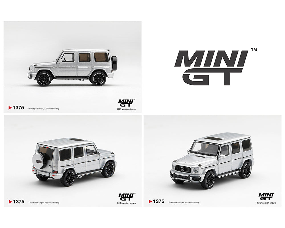 Mini GT 1:64 Mercedes-AMG G 63 Silver Metallic – Limited Edition
