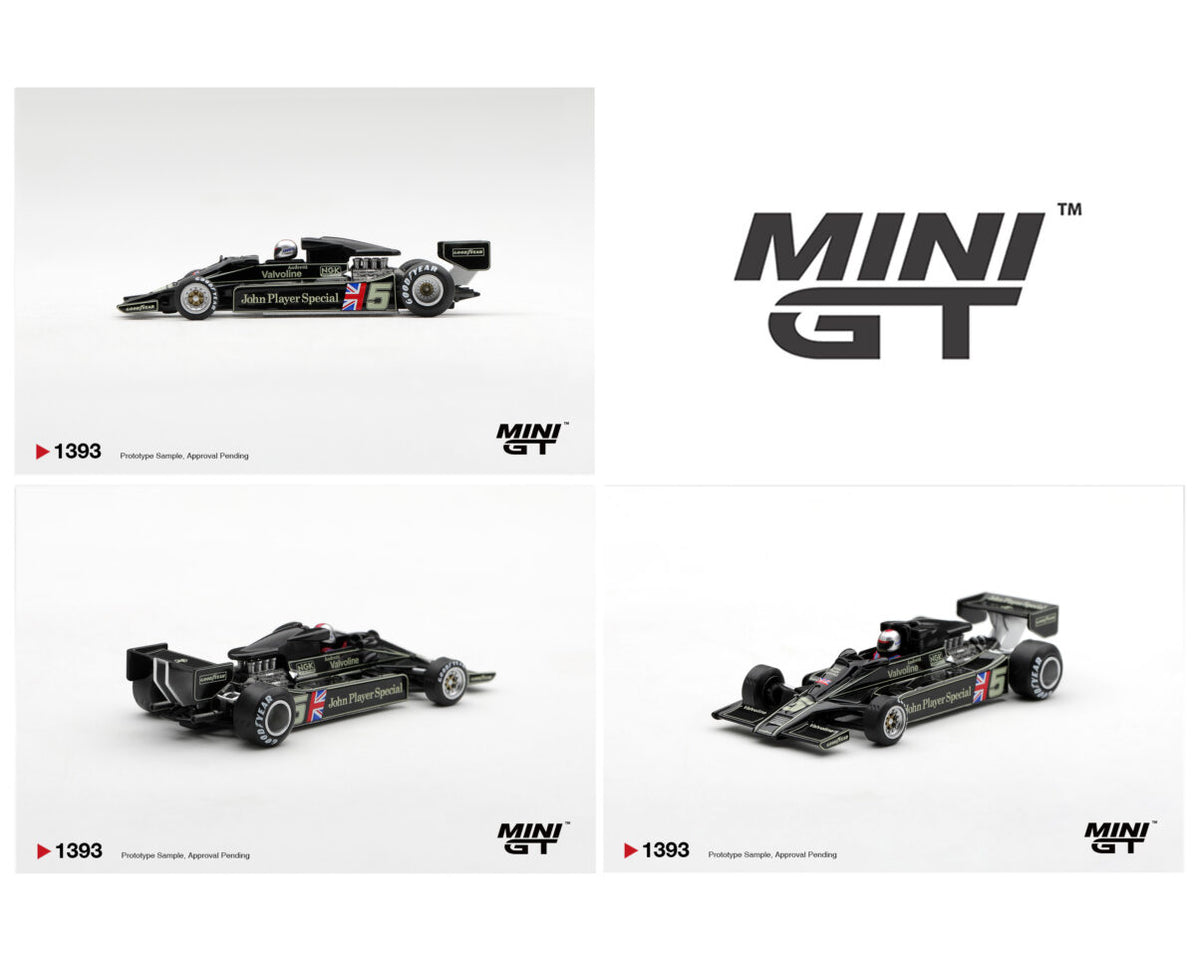 Mini GT 1:64 Lotus 78 #5 Mario Andretti 1977 US GP West Winner – Limited Edition