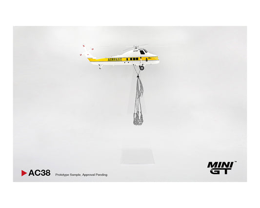 Mini GT 1:64 Sikorsky S58T Helicopter 1985 Camel Trophy