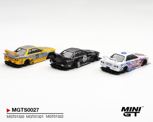 Mini GT 1:64 INOZETEK x Liberty Walk R32 Set 2026 Show Edition 3 Cars Set – Show Special Edition