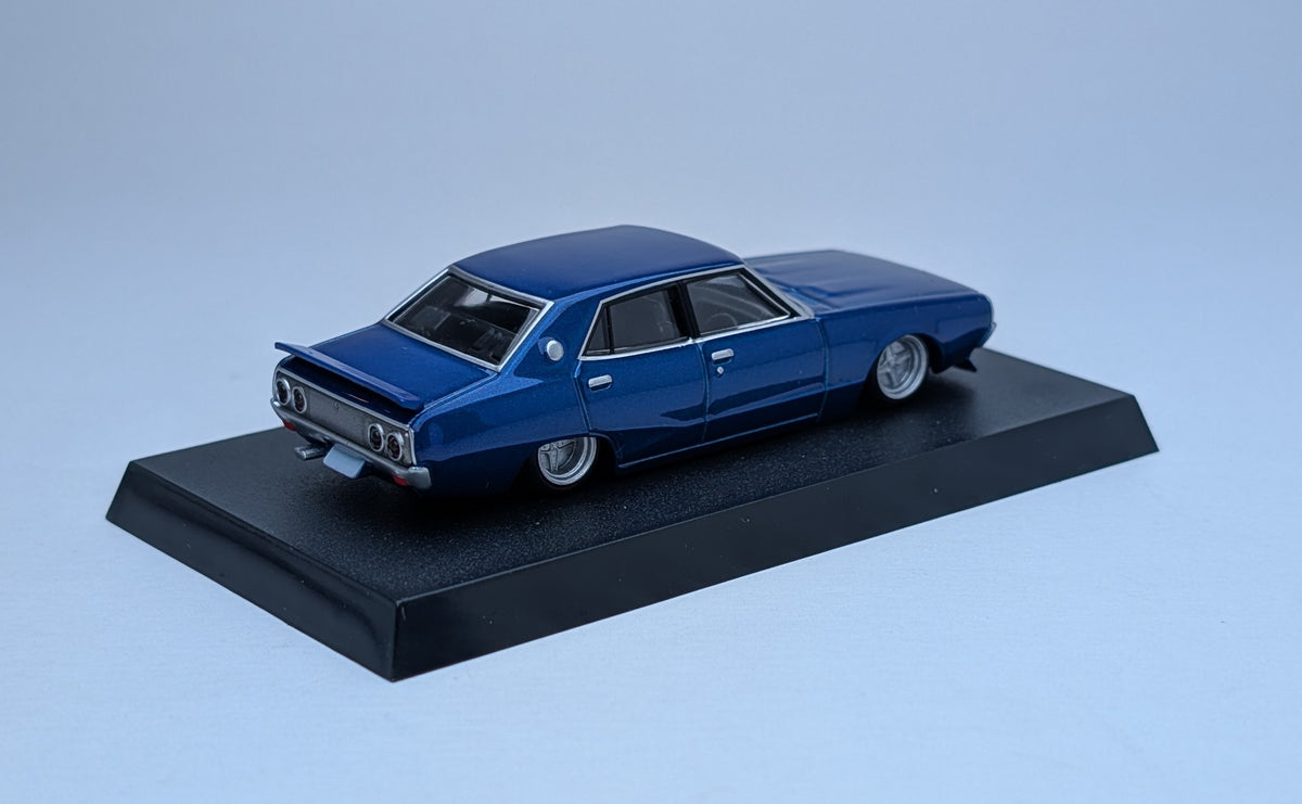Aoshima 1/64 Grachan Collection 12 Nissan Kenmeri 4Dr Ver.2 (Blue)
