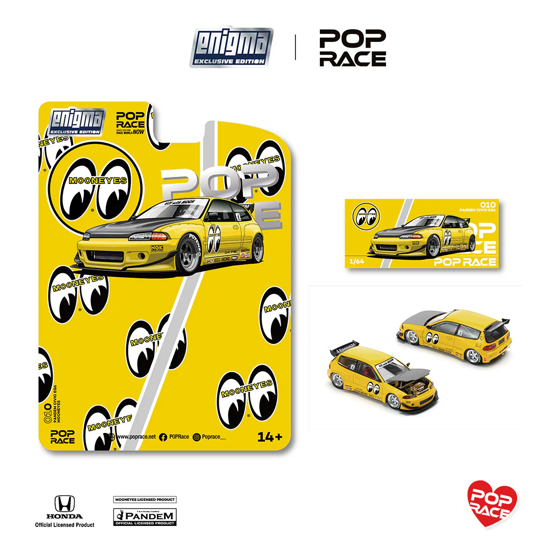 POP RACE Civic eg6 MIAS 2025限定　♨️♨️♨️ ETA: Aug 2025 ] Pop Race 1/64 Pandem Civic EG6 Rocket Bunny