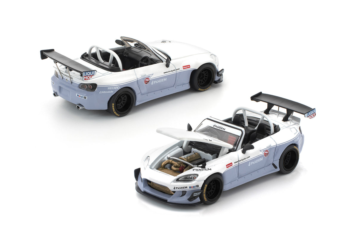 Pre order) POPRACE 1/64 PANDEM HONDA S2000 WHITE NEW TOOLING