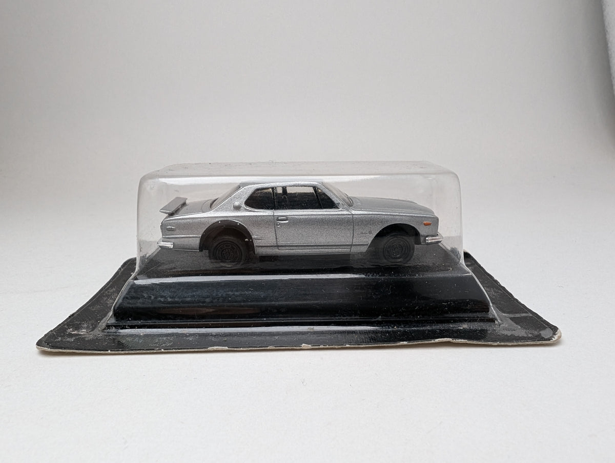 Kyosho 1/64 Scale Minicar Collection Nissan Skyline GT-R (KPGC10) 1969 (Silver)