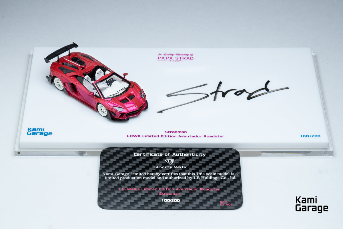 Kami Garage x Stradman 1:64 LBWK Aventador Roadster Limited