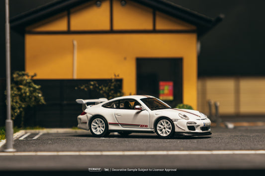 Tarmac Works 1:64 Porsche 911 GT3 RS 4.0 (997.2) – White – IXO Models – Limited Edition