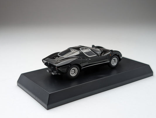 KYOSHO 1/64 Alfa Romeo Minicar Collection AlfaRomeo Tipo 33 Stradale (Black)