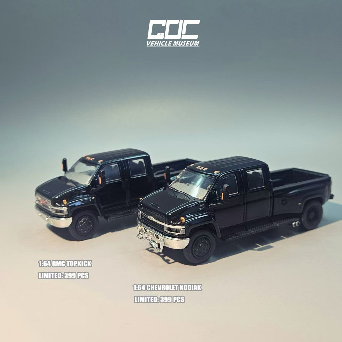 【70％OFF】 GOC GMC DiecastTalk – Black Kodiak Chevrolet Topkick/ ミニカー