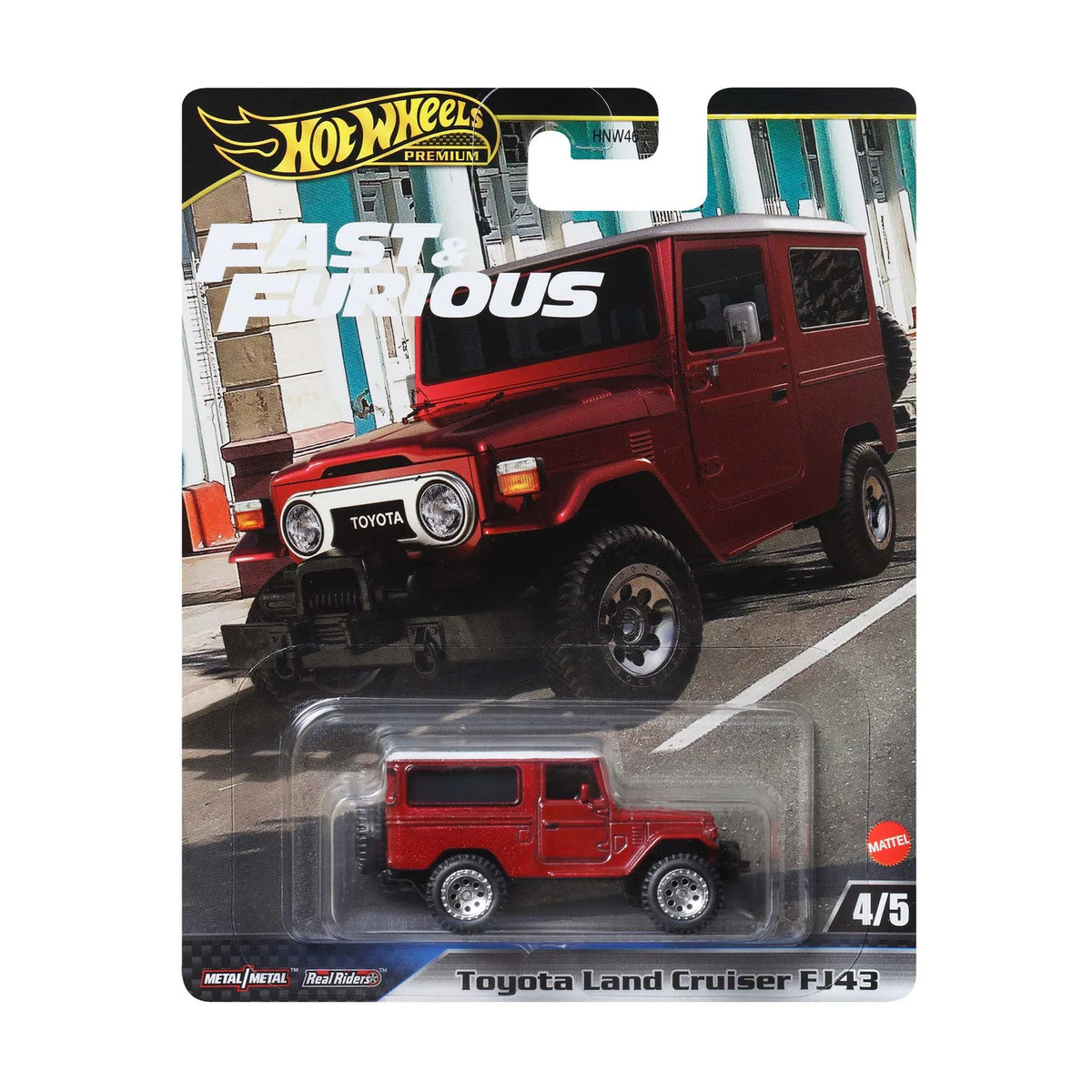 ミニカー Hot Wheels TOYOTA LAND CRUISER FJ43 Hot Wheels Premium Fast & Furious Toyota Land Cruiser FJ43