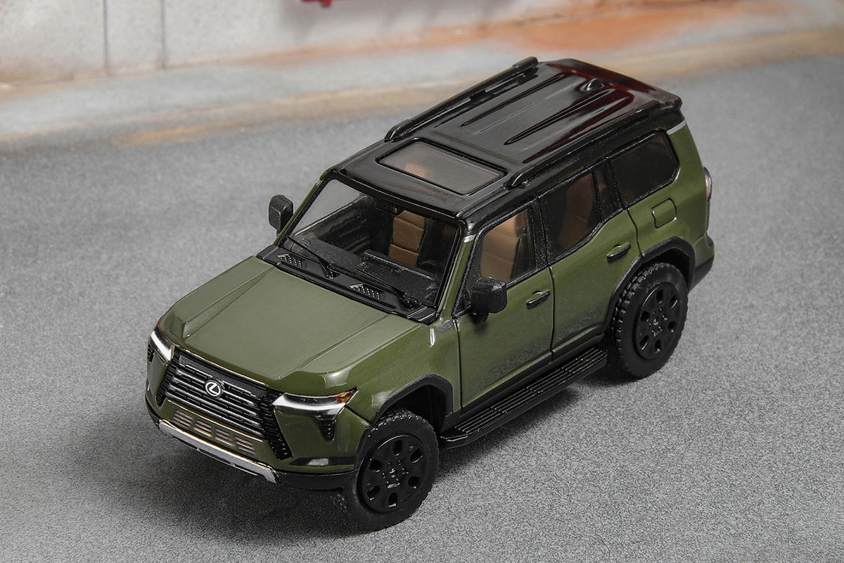 GCD 1/64 - レクサス GX550 オーバートレイル (チェイスカー) GCD 1/64 レクサス GX550 ブラック