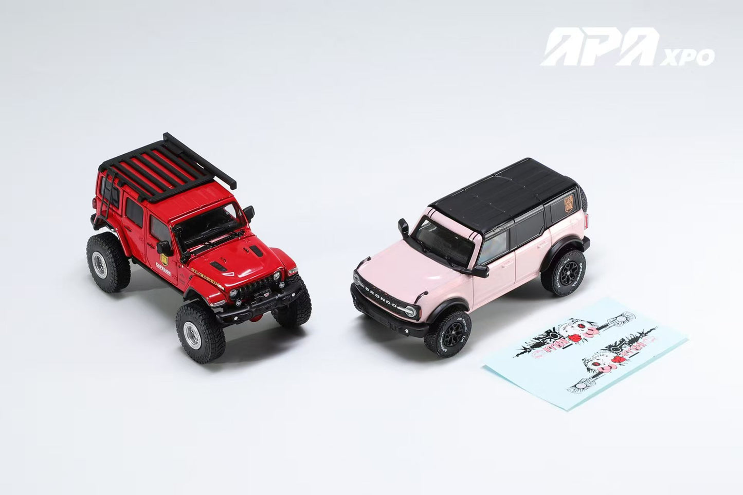 GCD 1:64 Bronco + Wrangler Diorama APAxpo Exclusive