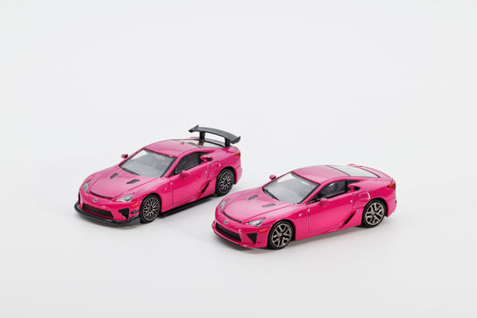 DiecastTalk Exclusive GCD 1:64 Lexus LFA Valentine's Day Special Set