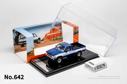 GCD 1:64 Toyota 1985 Hilux 4x4 SR5 Blue/White