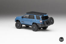 Load image into Gallery viewer, DiecastTalk x Front Runner 1/64 Toyota 4Runner TRD PRO Overland Cavalry Blue Ltd 1008 pcs