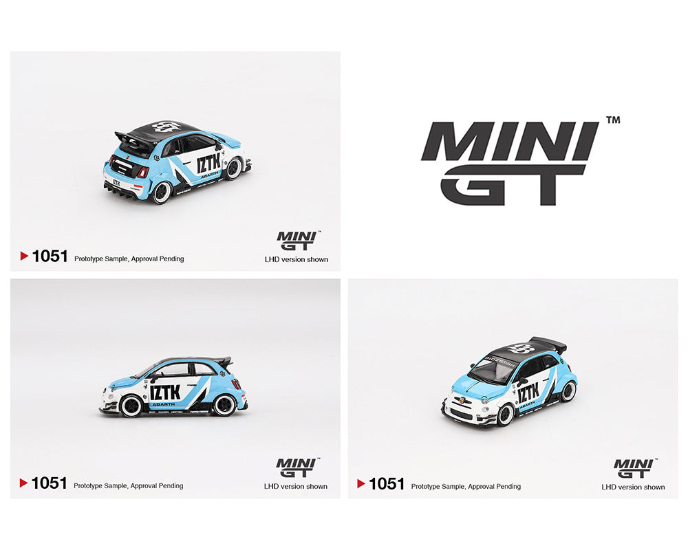 Preorder) Mini GT 1:64 Abarth 595 LB-WORKS x Abas Works IZTK