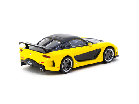 Tarmac Works 1:64 Mazda RX-7 VeilSide Fortune7- Yellow