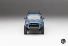 Load image into Gallery viewer, DiecastTalk x Front Runner 1/64 Toyota 4Runner TRD PRO Overland Cavalry Blue Ltd 1008 pcs
