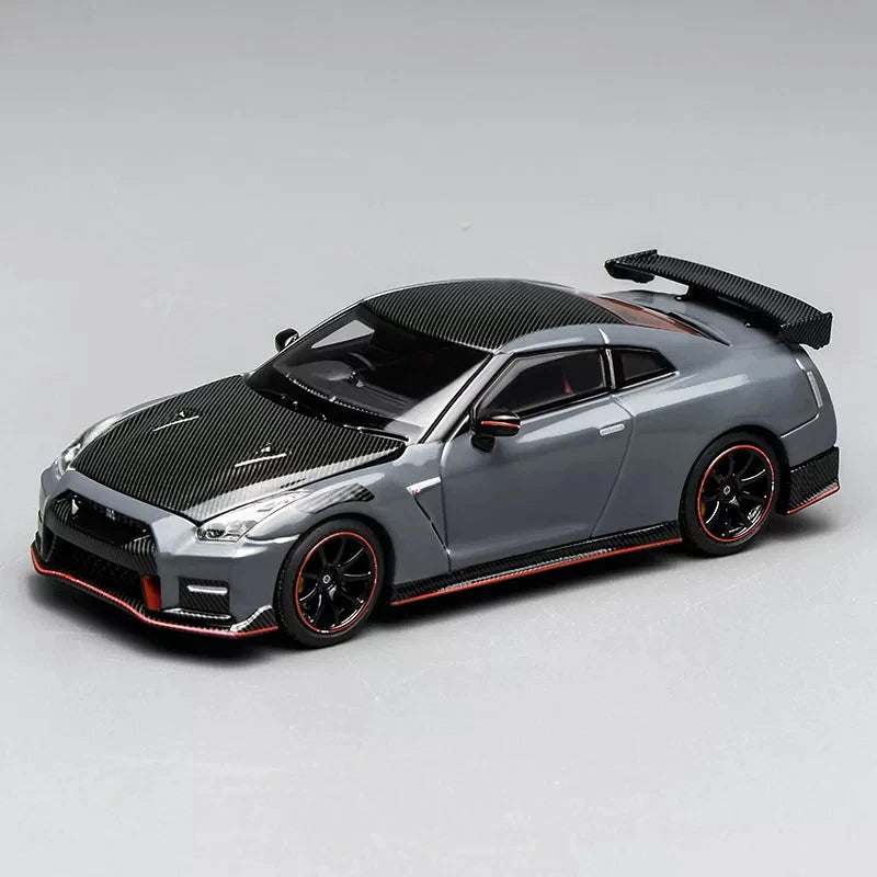 MotorHelix 1/64 Nissan GT-R NISMO R35 2022 Gray