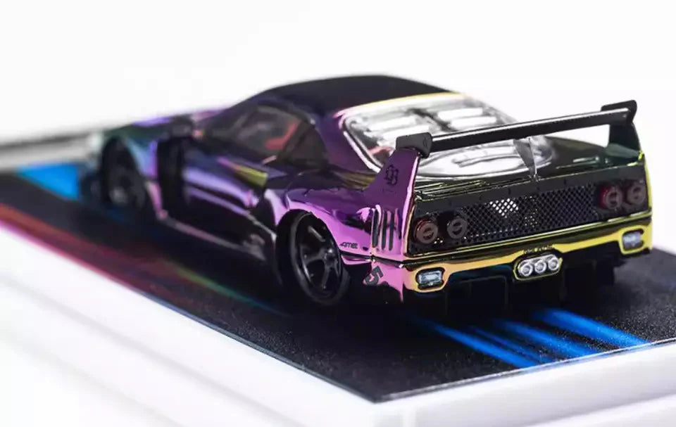 TopArt 1/64 LBWK F40 Purple Chrome – DiecastTalk TopArt 1/64 LBWK F40 Purple Chrome – DiecastTalk