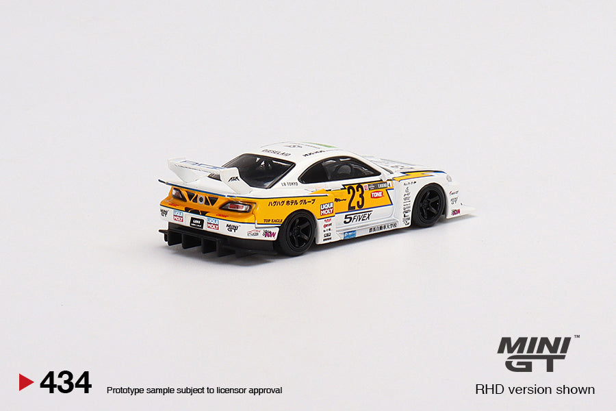 Mini GT 1:64 Mijo Exclusive LB-Super Silhouette Nissan S15 SILVIA #23 2021  Formula Drift Japan