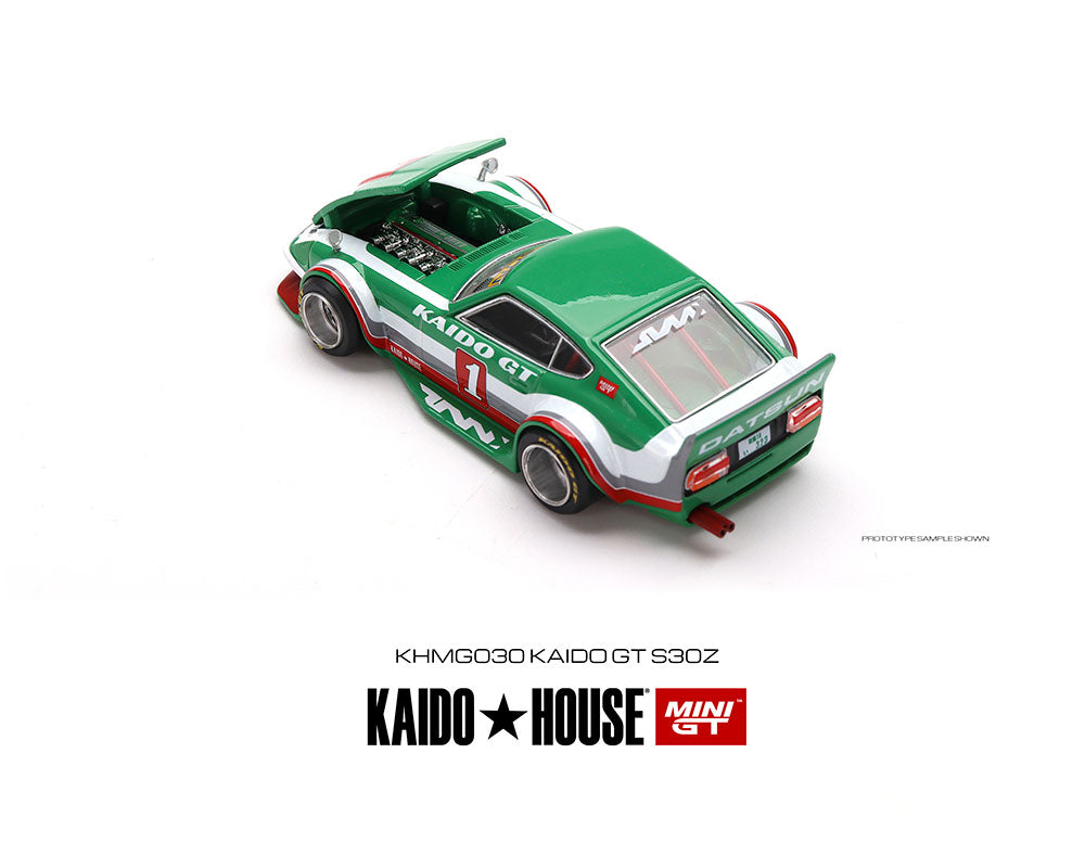 Kaido House x Mini GT 1:64 Datsun KAIDO Fairlady Z Kaido GT V2 Green With  White Limited Edition