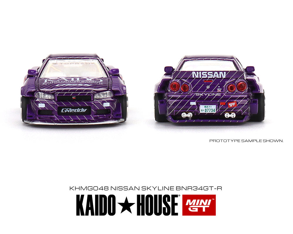 1/64 MINI GT 街道ハウス 日産 GT-R R34 会場限定 - ミニカー