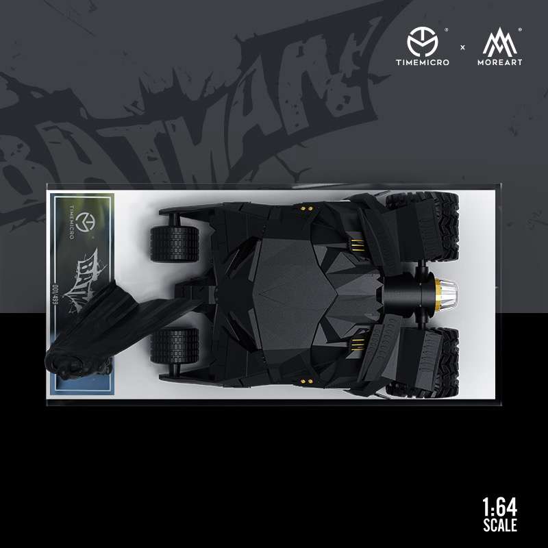 Moreart 1:64 Dark Knight Batmobile Tumbler with Batman Figure model