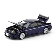 Load image into Gallery viewer, Poprace 1/64 NISSAN SKYLINE GT-R R33 NISMO 400R MIDNIGHT PURPLE