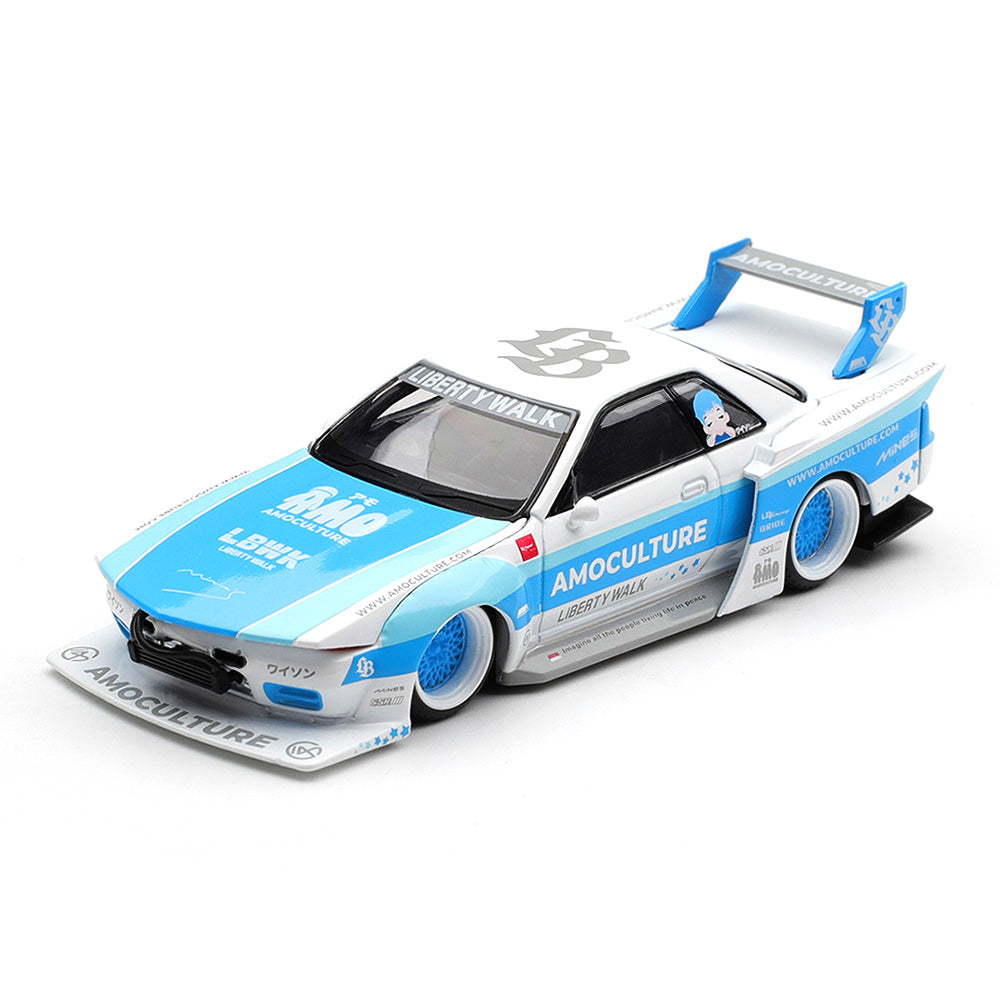 Mini GT 1:64 Nissan Skyline GT-R (R32) LBWK Kaido Works AMOCULTURE