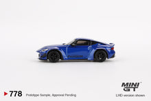 Load image into Gallery viewer, Mini GT 1:64 Nissan Z Pandem – Seiran Blue – Mijo Exclusives