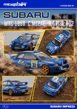 Load image into Gallery viewer, Fine works64 1:64 Subaru Impreza WRC 1998 C.MCEAE -N.GRIST #32