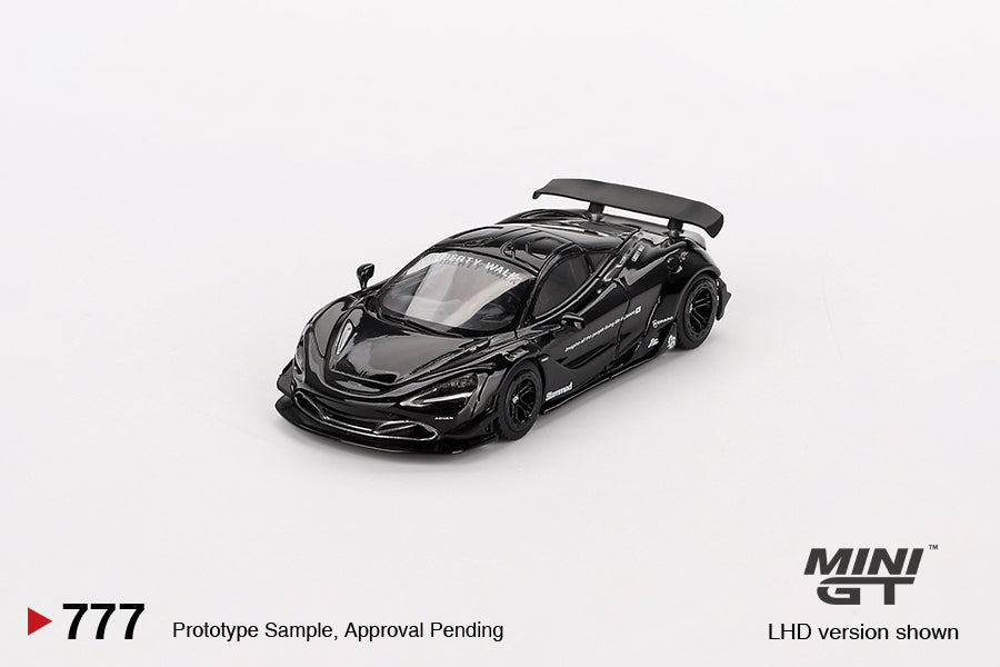 (Preorder) Mini GT 1:64 McLaren 720S LB★Works – Black- Mijo Exclusives